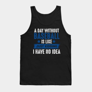 Baseball Lover, Cool Gifts For Player, Coach, Fan Tank Top